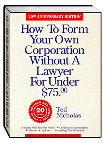 How to Start a Corporation Without a Lawyer, for Under $75
